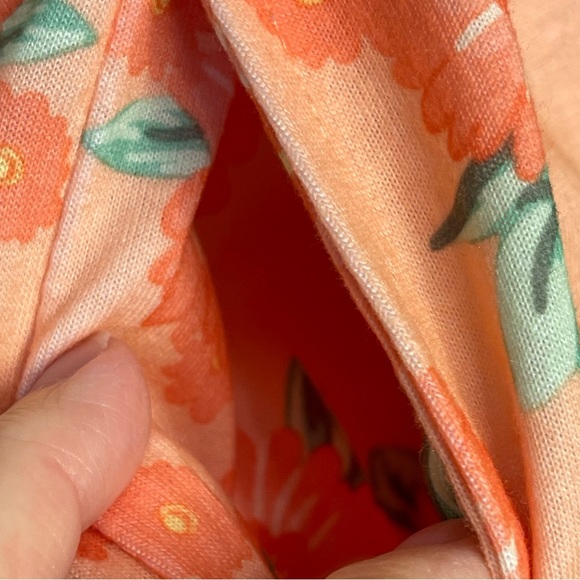 Matilda Jane Robe Girls Small (4-6) Pockets | Hood | Peach & Mint Green EUC - Picture 7 of 12